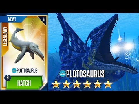 Plotosaurus Max Level - Jurassic World The Game