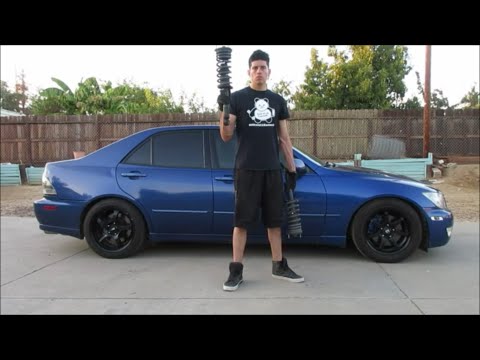lexus is300 tein coilover install