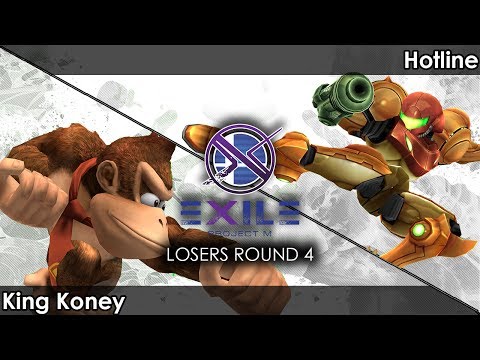 Project M: King Koney (Donkey Kong) V Hotline (Samus) - Exile 96 Tournament SSBPM