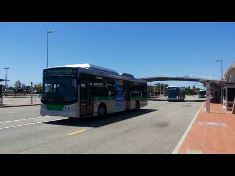 Transperth 1948 leaving Rockingham Station