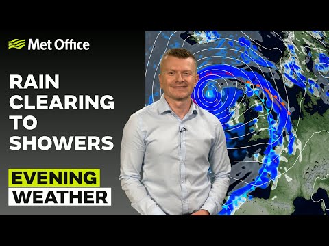 30/08/2025 - Showers clearing to the east - Evening Weather Forecast UK – Met Office Weather