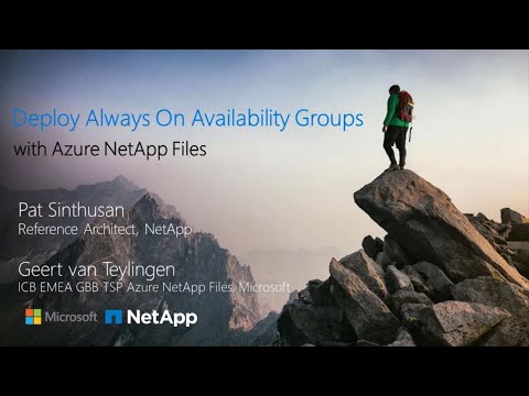Deploy Always On Availability Groups With Azure NetApp Files