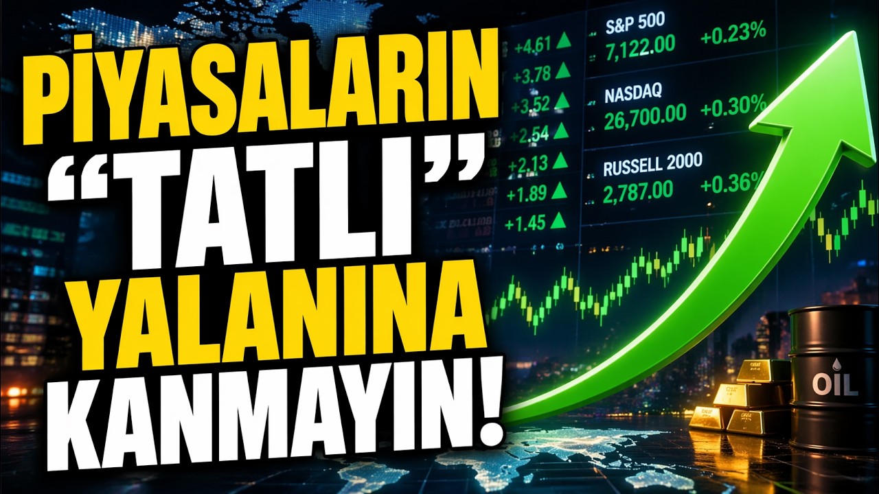 PİYASALARIN "TATLI" YALANINA KANMAYIN!...