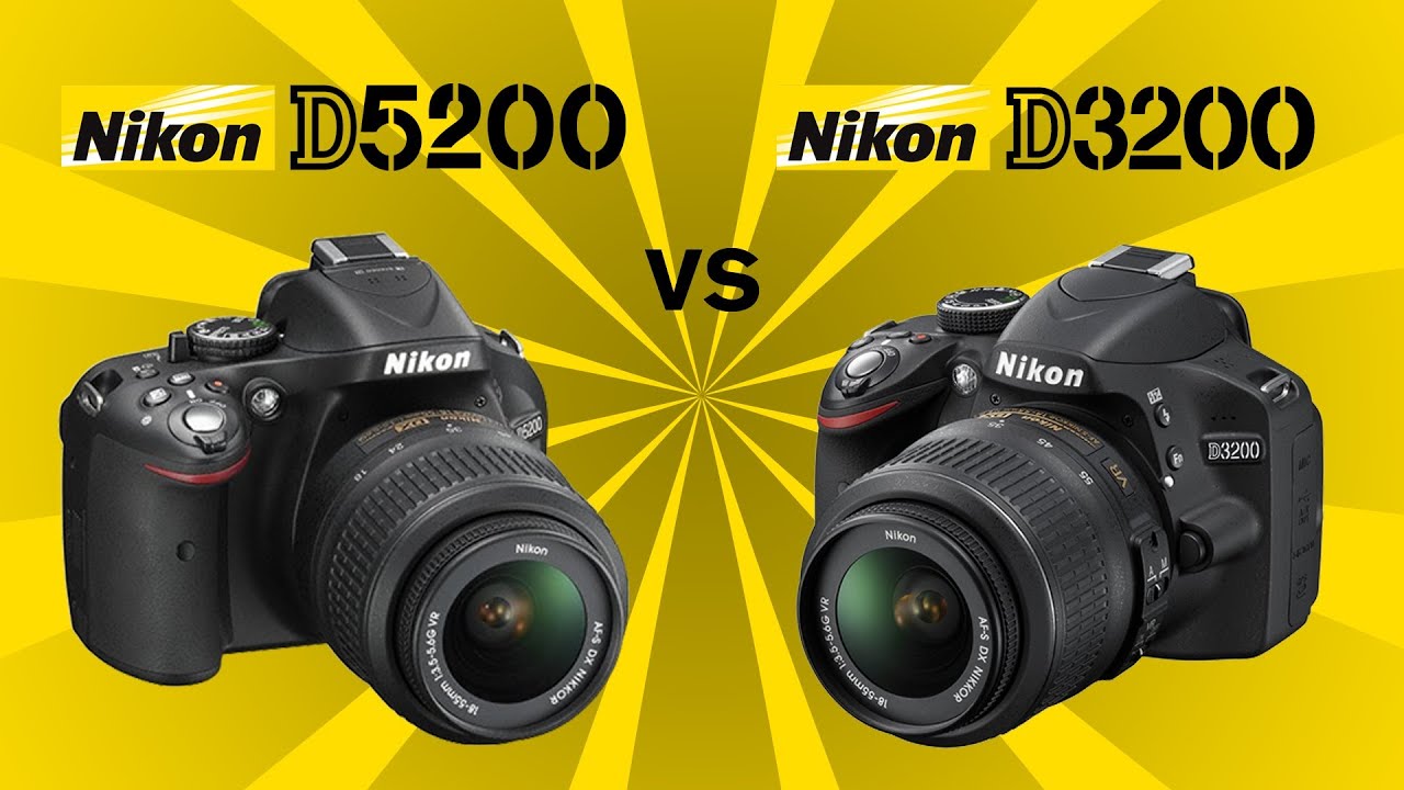 Nikon D5200 vs Nikon D3200