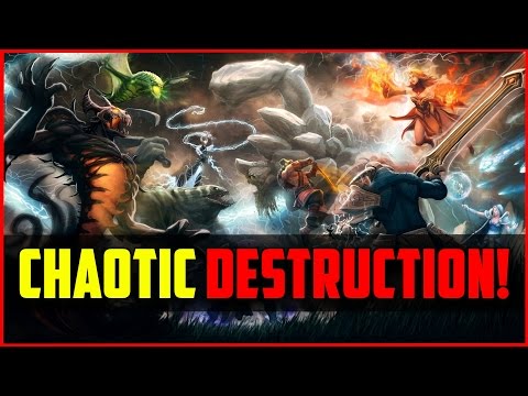Chaotic Destruction by Na`Vi vs 4ASC @ TI5 Qualifier