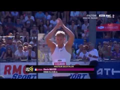 Kevin Mayer 2.05m High Jump | Decathlon World Record