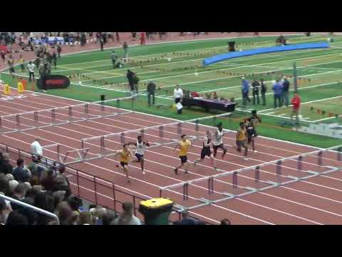 2023 Indoor State Championships   Boys 60m Hurdle Prelims Heat 3