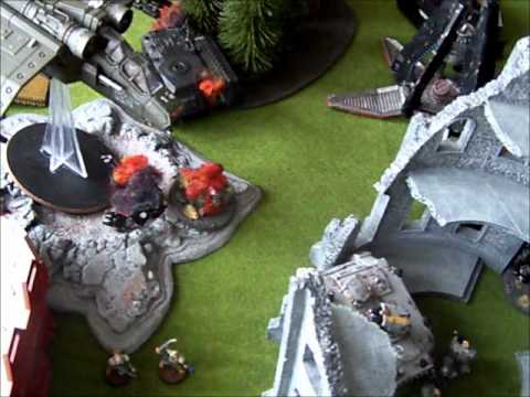 Warhammer 40k battle report - Blood angels vs Imperial guard 2000 points - The Relic