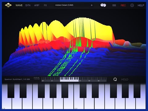 Poseidon Synth from Virsyn, Demo for the iPad