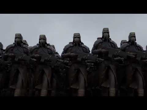 Death korps of krieg march, but with better march music.