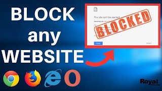 How to block any website without software  How to 