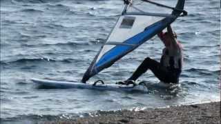 preview picture of video 'Windsurf - Cremia, 2 marzo 2013 - Breva'