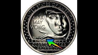 2022 Anna May Wong Quarter Errors, Varieties, & Values