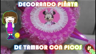 Decorating our spiked drum piñata ~ Stay home and learn with Emily :3 ~
