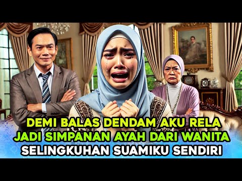 DEMI BALAS DENDAM AKU RELA JADI SIMPANAN AYAH DARI WANITA SELINGKUHAN SUAMIKU #novelromantis #drama