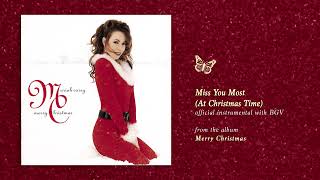 Mariah Carey - Miss You Most (At Christmas Time) (Merry Christmas) (Official Instrumental with BGV)