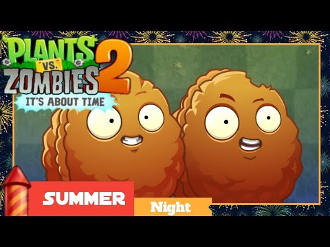 Explode-O-Nut ¦ Summer-Night Event ¦ Plants vs Zombies 2