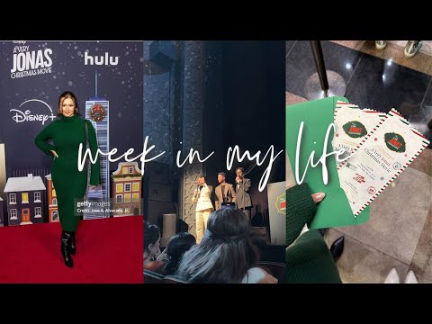 WEEK IN MY LIFE: first family road trip, jonas brothers movie premiere, Seb’s 3 month & more 🎄