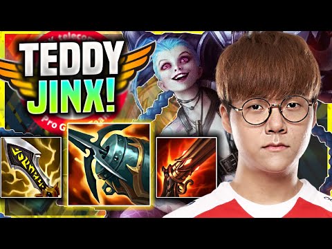 TEDDY TRIES NEW JINX BUFFS! - T1 Teddy Plays Jinx ADC vs Kai'sa! | Season 11