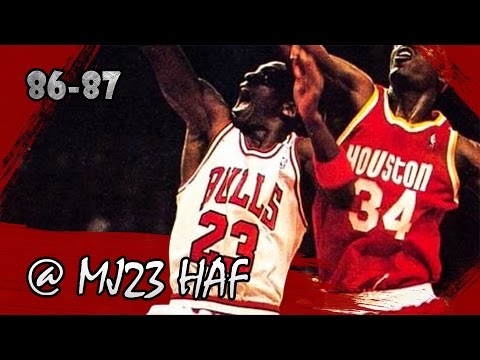 Michael Jordan Highlights vs Rockets (1987.01.15) - 43pts