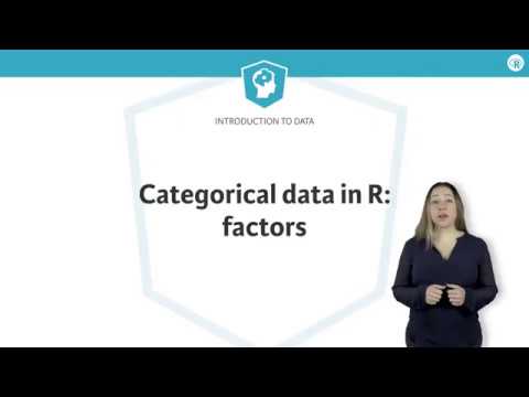 R Tutorial : Categorical data in R: factors