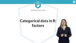 Download the video "R Tutorial : Categorical data in R: factors"