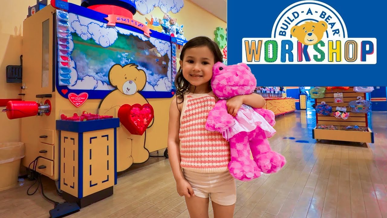 BUiLD A BeAR WORKSHOP! Oaks SPRING STUFFED ANiMAL and SURPRiSE TRiP TO THE FLORiDA MALL!(the MOViE)