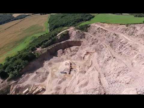 Balmullo Quarry Fife. Part of the Breedon Group