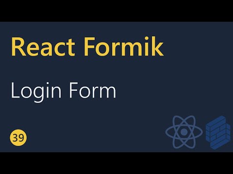 React Formik Tutorial 39 Login Form