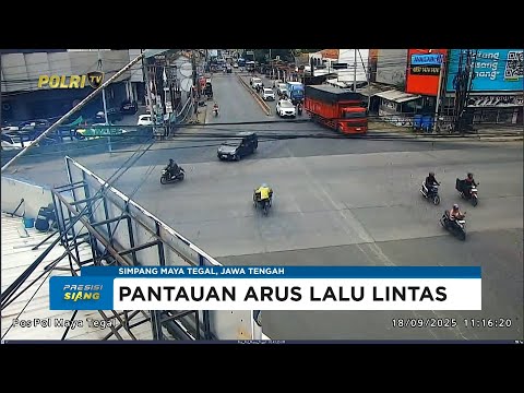 NTMC POLRI - PANTAUAN ARUS LALU LINTAS SIANG 18/09/25