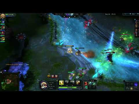 HoN - Heroes of Newerth - Midwars - Blacksmith - Freak - Freak just got a Quad Kill !!!