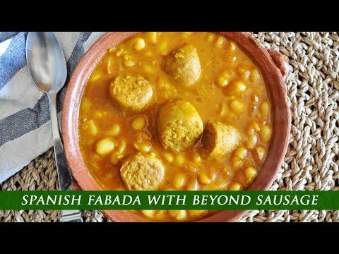 INSANE GOOD Spanish Bean and Sausage Stew - Fabada Asturiana