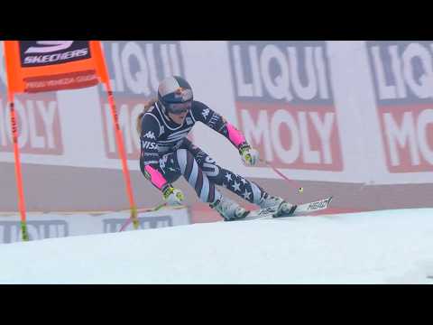 Lindsey Vonn's Olympic Warm-Up: Stunning 2nd in Tarvisio Super-G Full Run