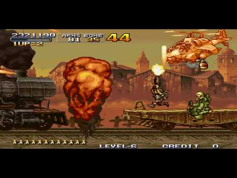 Metal Slug X [Level 6] All Secrets No death