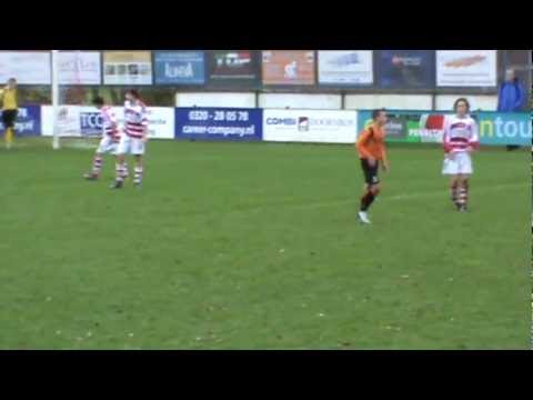 Lelystad C1 - v.v. De Meern C1 Doelpunt van Rogier 1-2.MPG