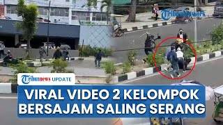 Detik-detik Kelompok Bersajam Saling Serang di Palembang hingga Suara Tembakan, 1 Korban Dikeroyok