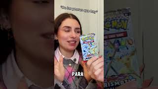 Sobres de Pokémon con Paula
