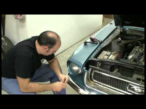 Episode 13 Mustang Halogen Harness and Xenon Bulb Test Autorestomod.flv