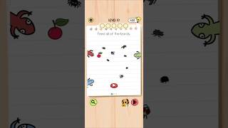 Brain Test 5 Level 57: Feed all of the lizards Walkthrough