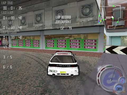 e-Racer ( 2001 ) - PC Gameplay / Win 10