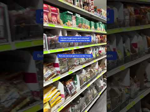What the world wants is within reach in NYC. Spice aisle at Apna Bazaar in Jackson Heights, Queens. thumbnail