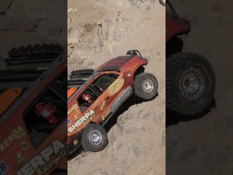 Kenda Klever MT2 climbing a Waterfall at King of the Hammers - Sherpa Motorsports 4Runner #racing