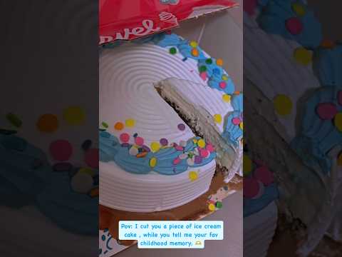 AMERICAS FAVORITE ICECREAM CAKE brings CHILDHOOD NOSTALGIA ? #carvel #icecreamcake