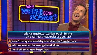Wer weiß denn sowas? Peter Urban und Malik Harris vom 13. Mai 2022
