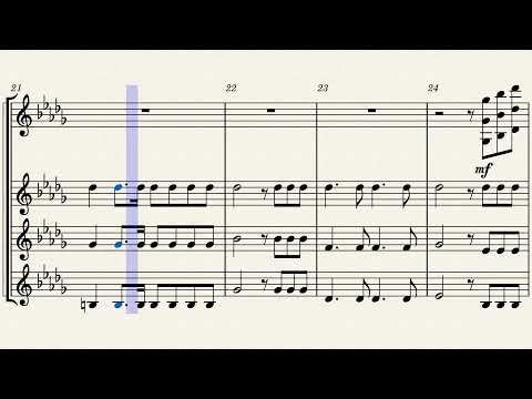 The Nights: Harmony Progression for Trumpet Ensemble