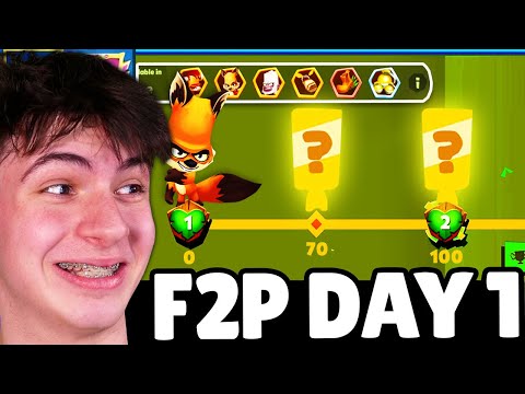 I Made a NEW ''Free to Play'' Account & Got Many Characters in Zooba!