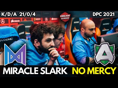 HOW NIGMA.MIRACLE CRUSHED ALLIANCE With Slark Mid - 200IQ Draft | EU DPC 2021 DOTA 2 |