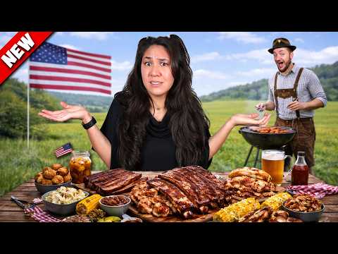 Germans Call THIS BBQ?! | 7 Food Differences USA vs Germany! 🇩🇪🇺🇸