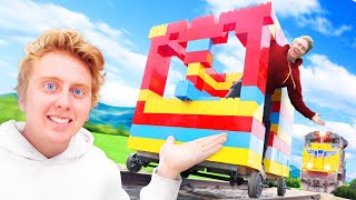 We built an actual LEGO TRAIN!