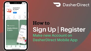How to Register DasherDirect | Sign Up